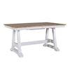 Liberty Furniture Lindsey Farm Trestle Dining Table