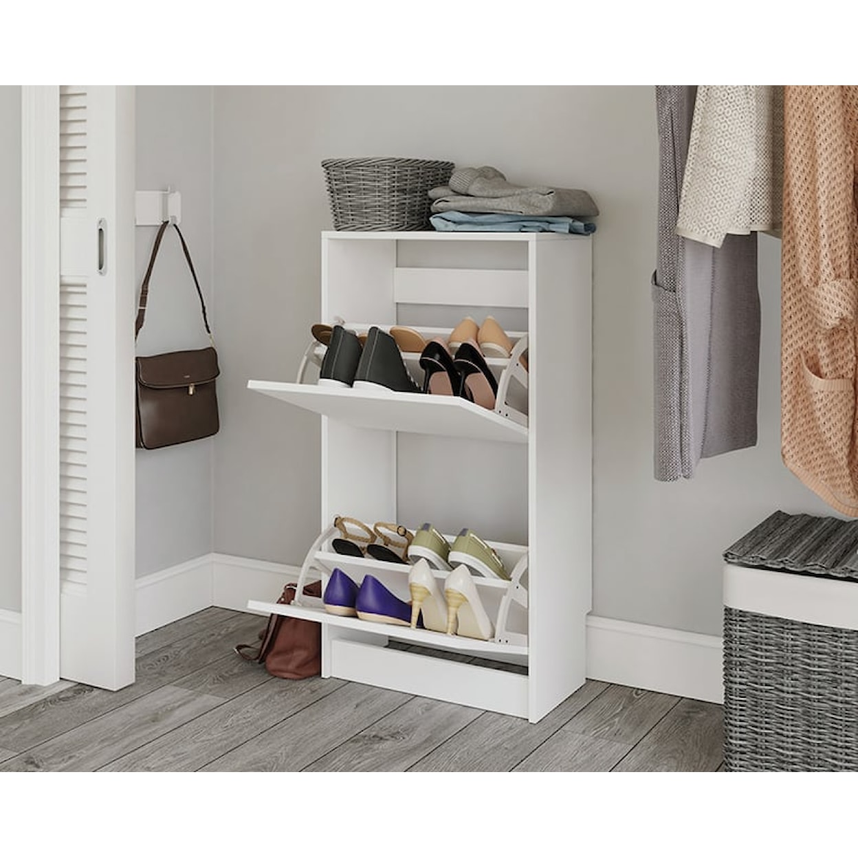 Sauder Miscellaneous Storage Shoe Storage Cabinet