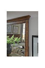 Magnussen Home Bay Creek Bedroom Traditional Landscape Mirror with Crown Molding
