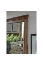 Magnussen Home Bay Creek Bedroom Traditional Landscape Mirror with Crown Molding