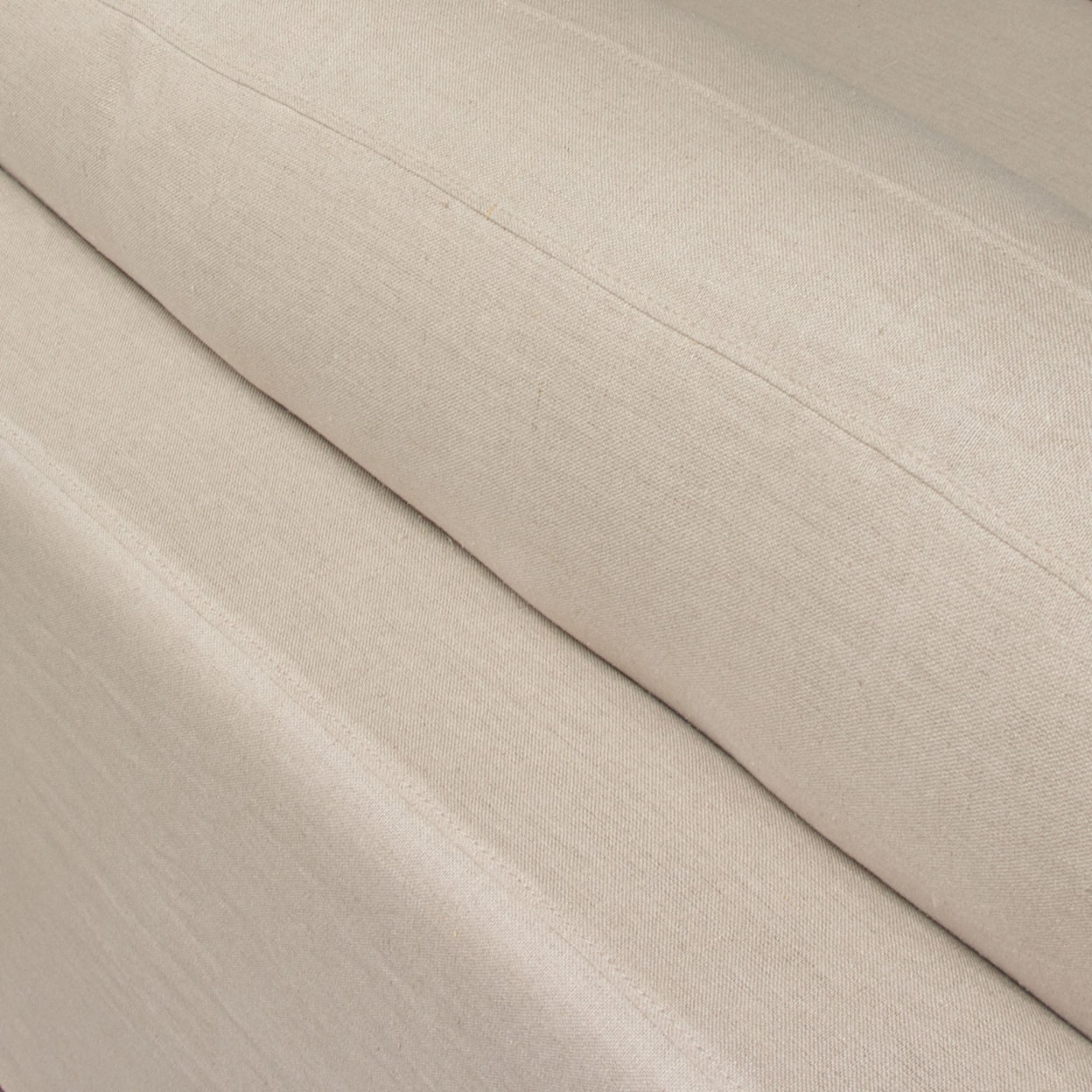 Diamond Sofa Furniture Savannah Slip-Cover Sofa In Sand Natural Linen