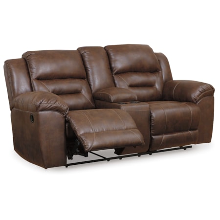 Dbl Rec Pwr Loveseat W/ Console