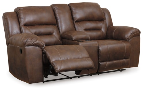 Power Reclining Loveseat With Console