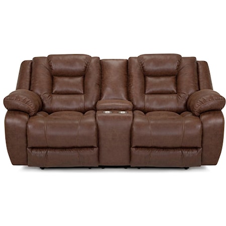 Reclining Console Loveseat