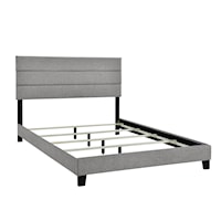 King One Box Slat Bed in Glacier