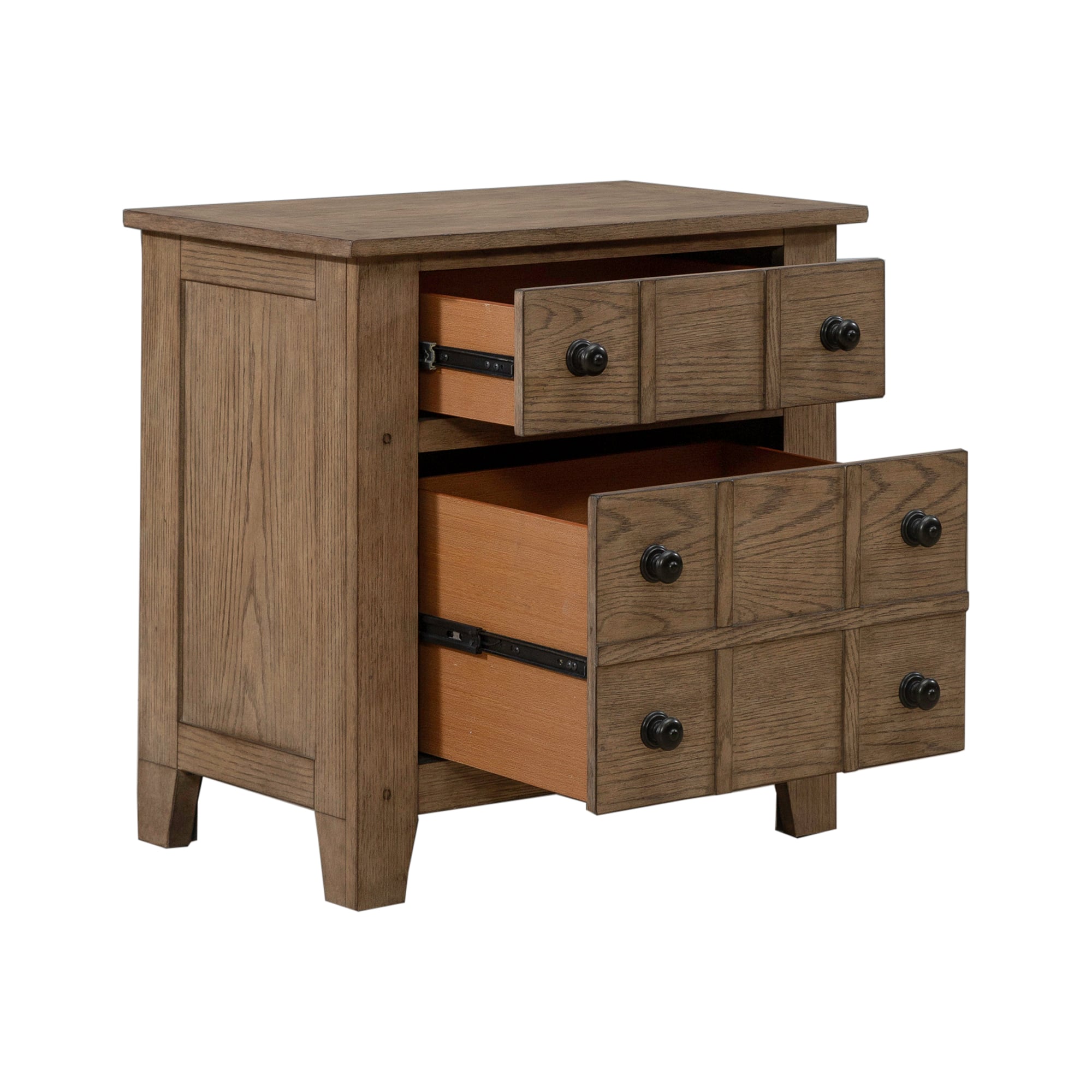 Liberty Furniture Grandpa's Cabin 175SBR61 Rustic 2Drawer Nightstand