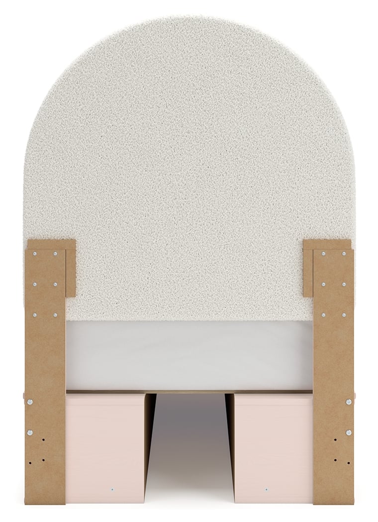 Signature Design by Ashley Wistenpine Twin Upholstered Panel Bed With Storage