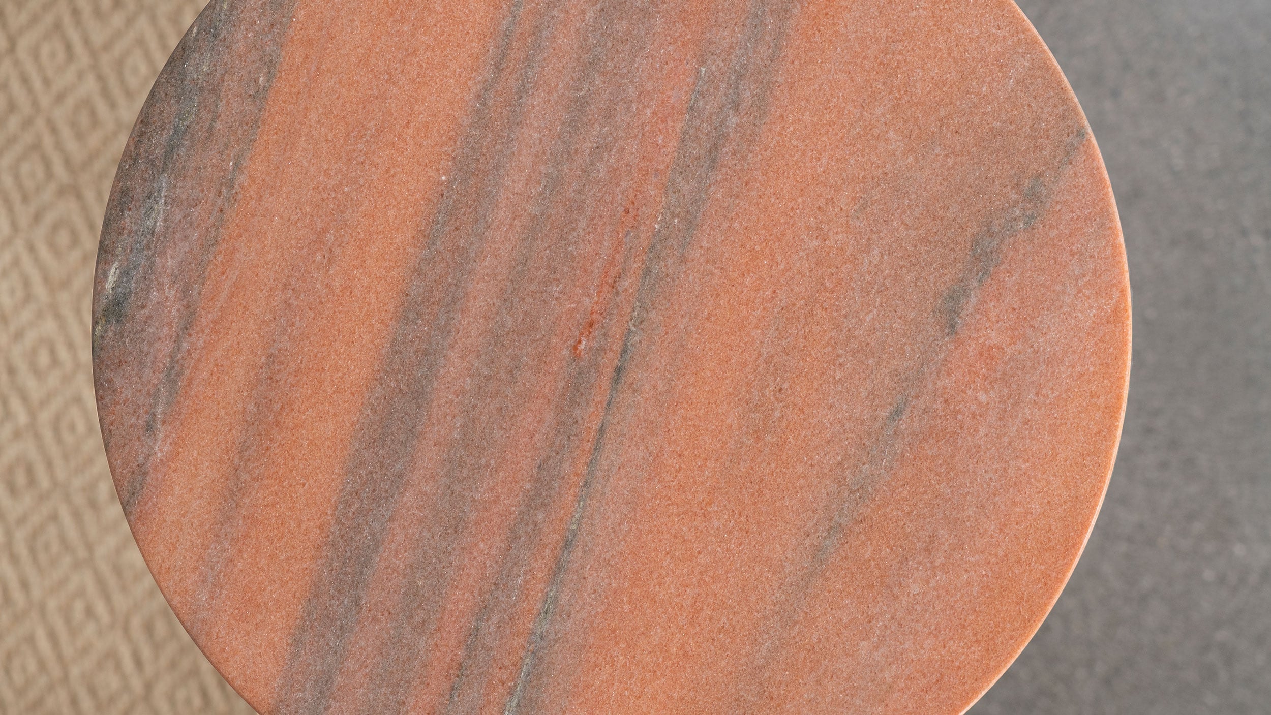 Coaster Colima Colima Wood Top Accent Side Table Peach