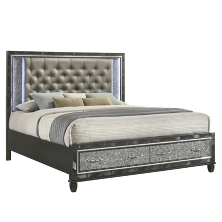 Glam Cal. King Bed