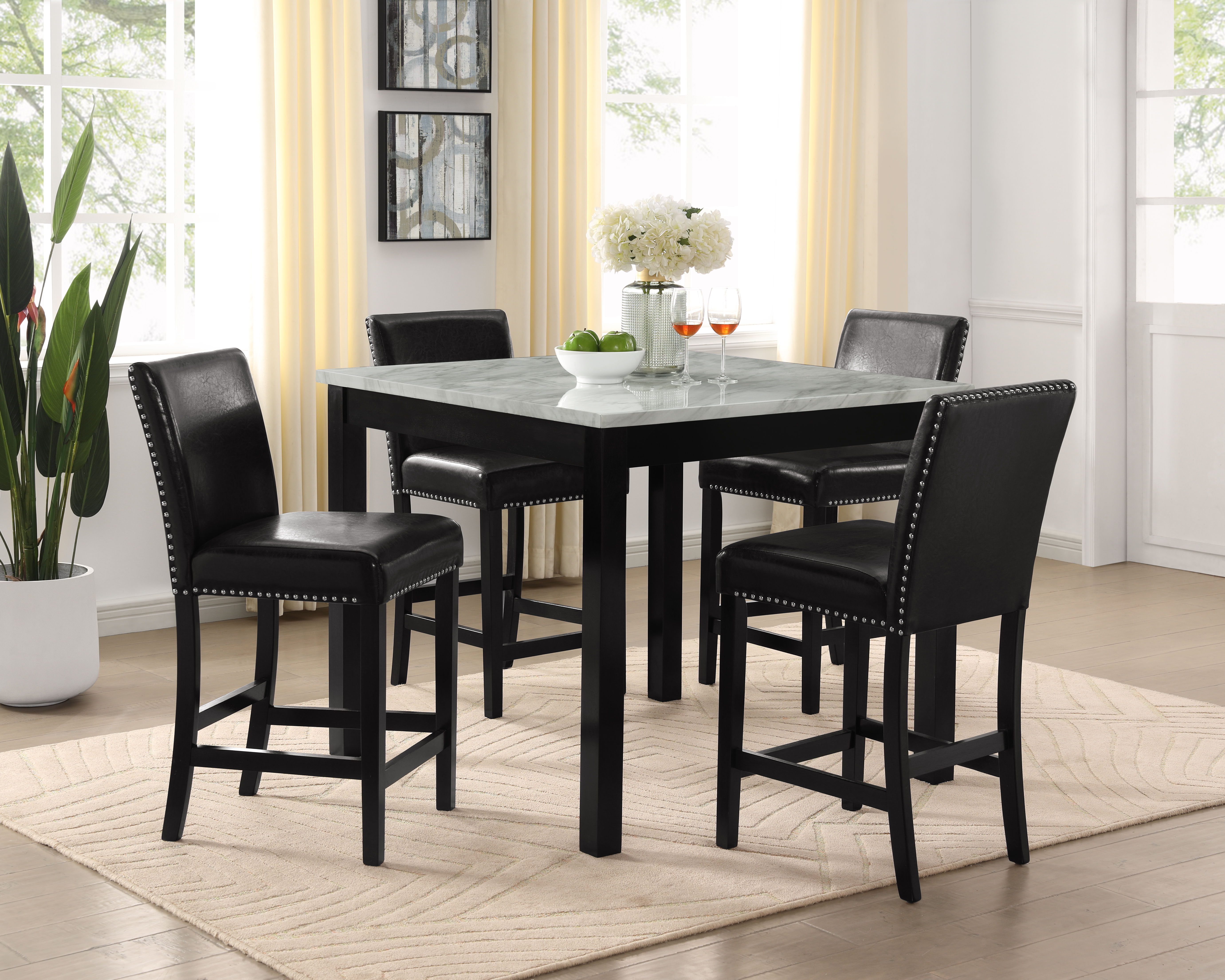 crown mark blake 5 piece dining set