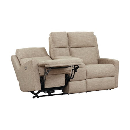 Power Reclining Console Loveseat