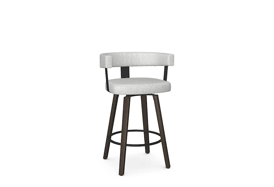 Nordic Fletcher Counter Swivel Stool by Amisco at Esprit Decor Home Furnishings
