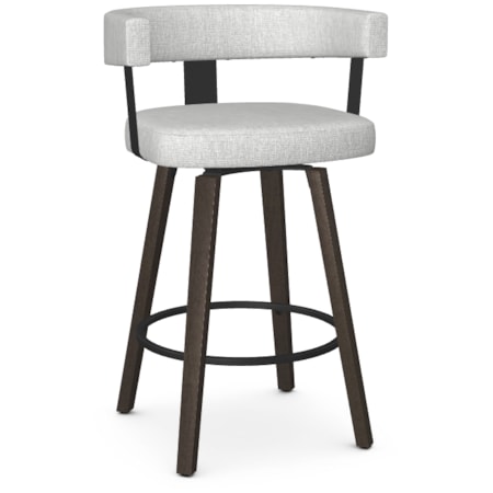 Upholstered Counter Height Swivel Stool