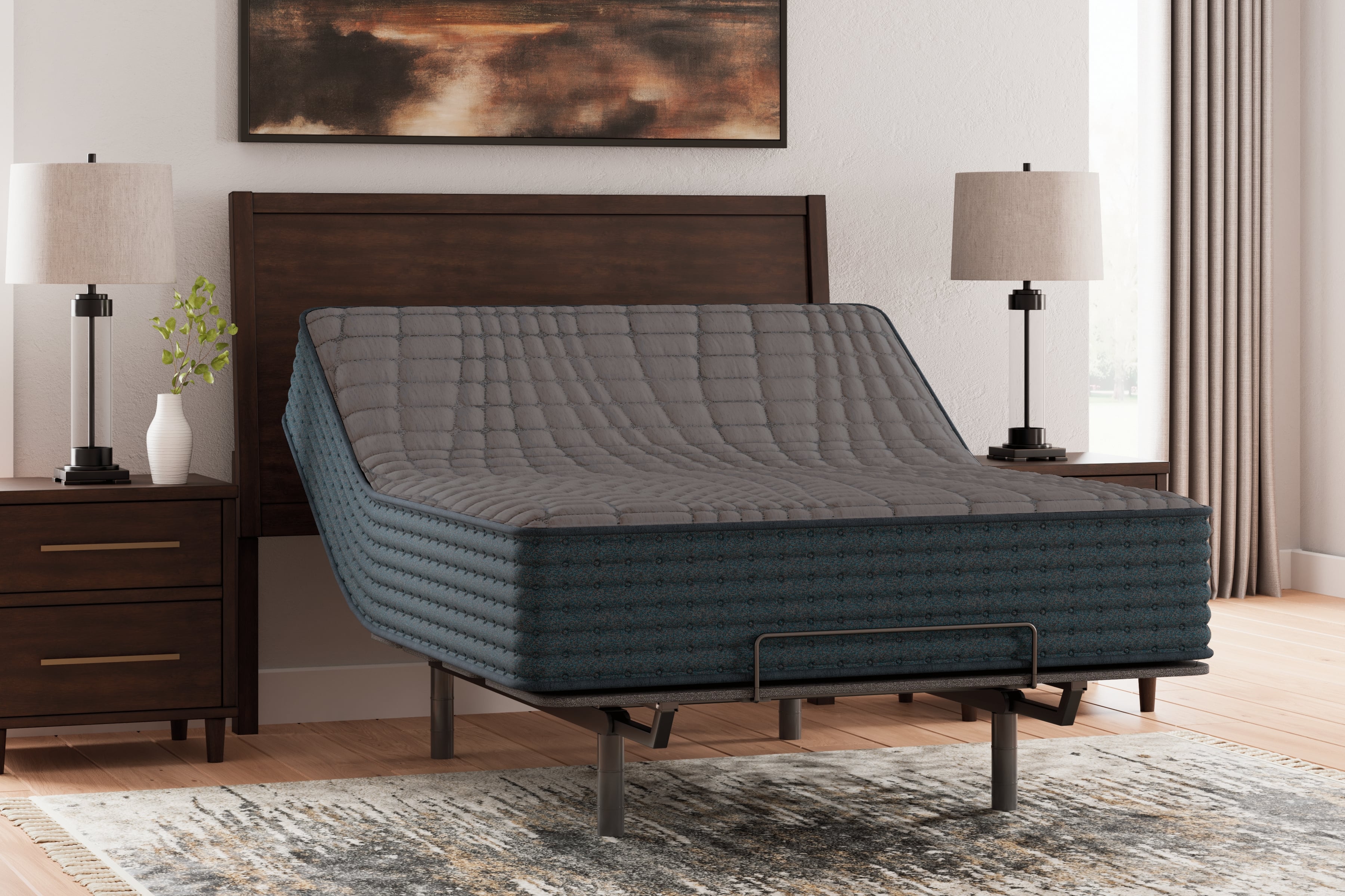 Sierra Sleep Gray 1200 Hybrid King Mattress