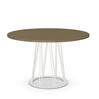 Dining Table with Round TFL Top