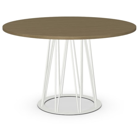Dining Table with Round TFL Top