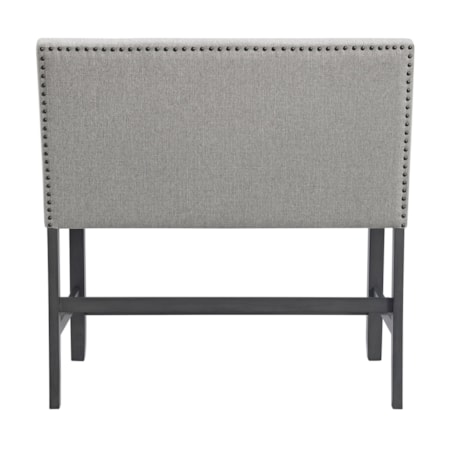 Counter Height Upholstered Bench