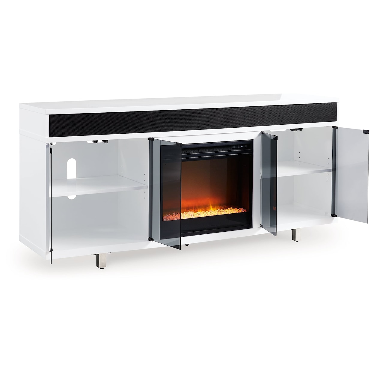 Signature Gardoni 72" TV Stand with Electric Fireplace