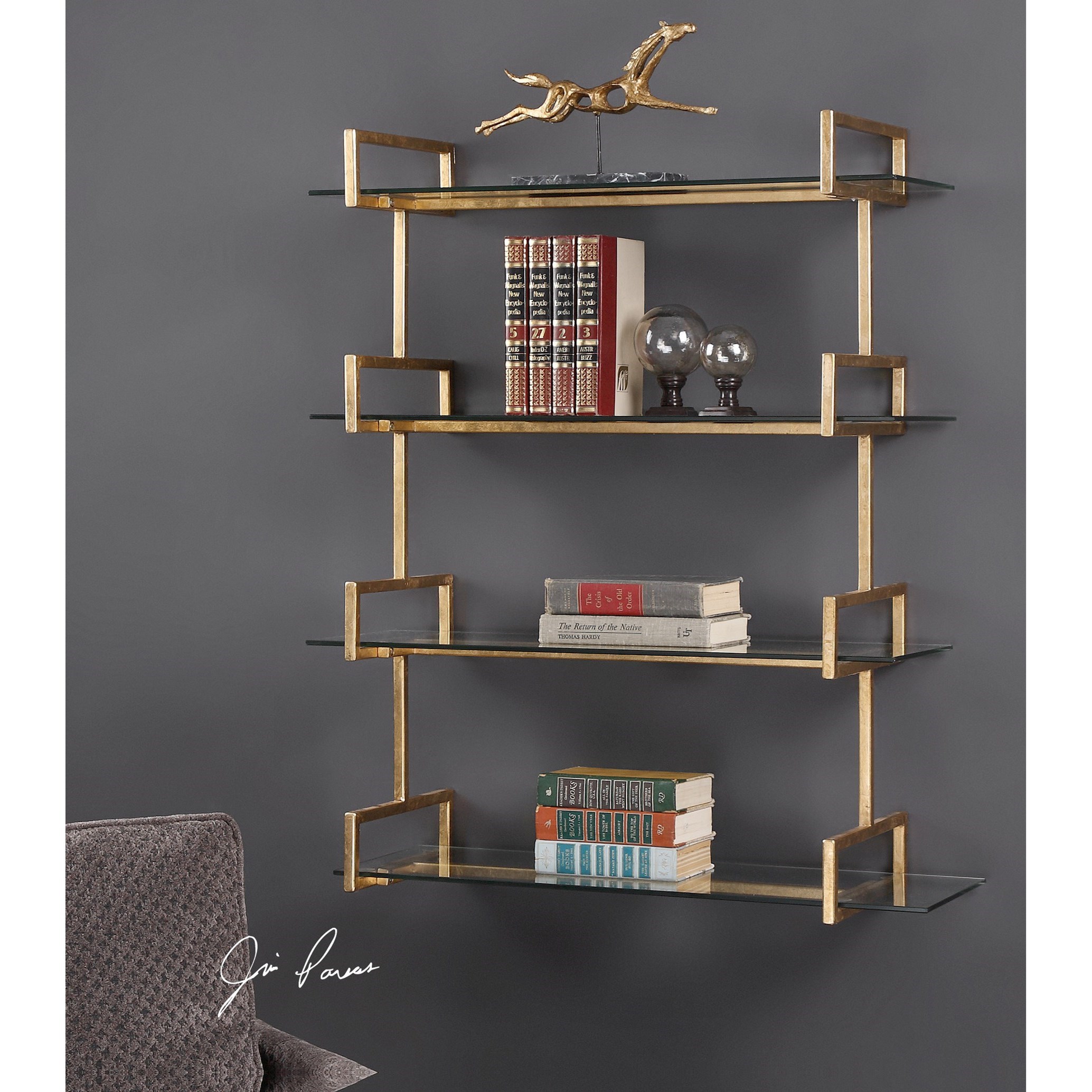 Uttermost Alternative Wall Decor Auley Gold Wall Shelf