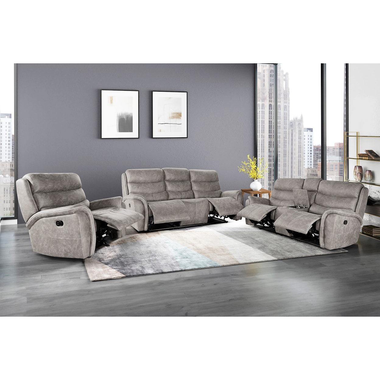 New Classic Kamari Power Reclining Loveseat