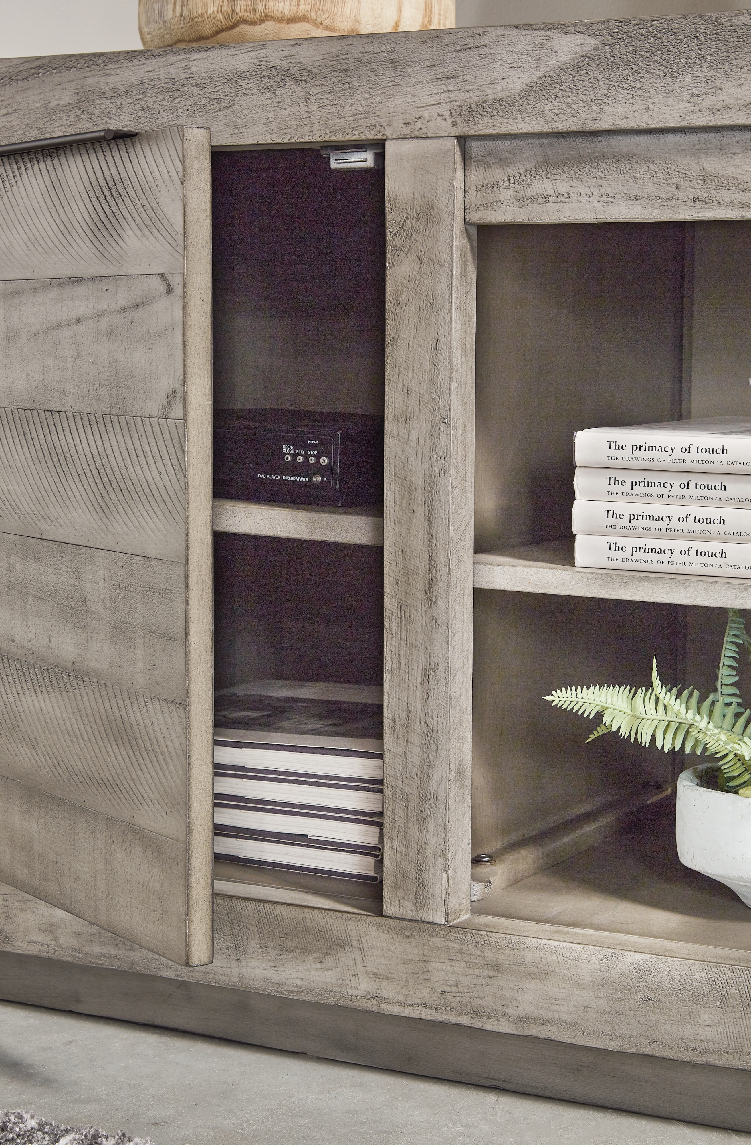 XL TV Stand W/ Fireplace Option