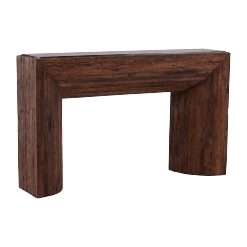 Transitional Rectangular Console Table