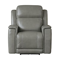 Casual Power Recliner with Power Headrest and Lumbar