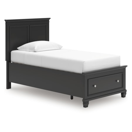 Twin Panel Storage Bed