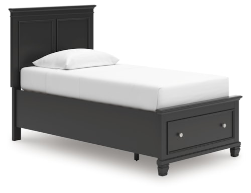 Twin Panel Storage Bed