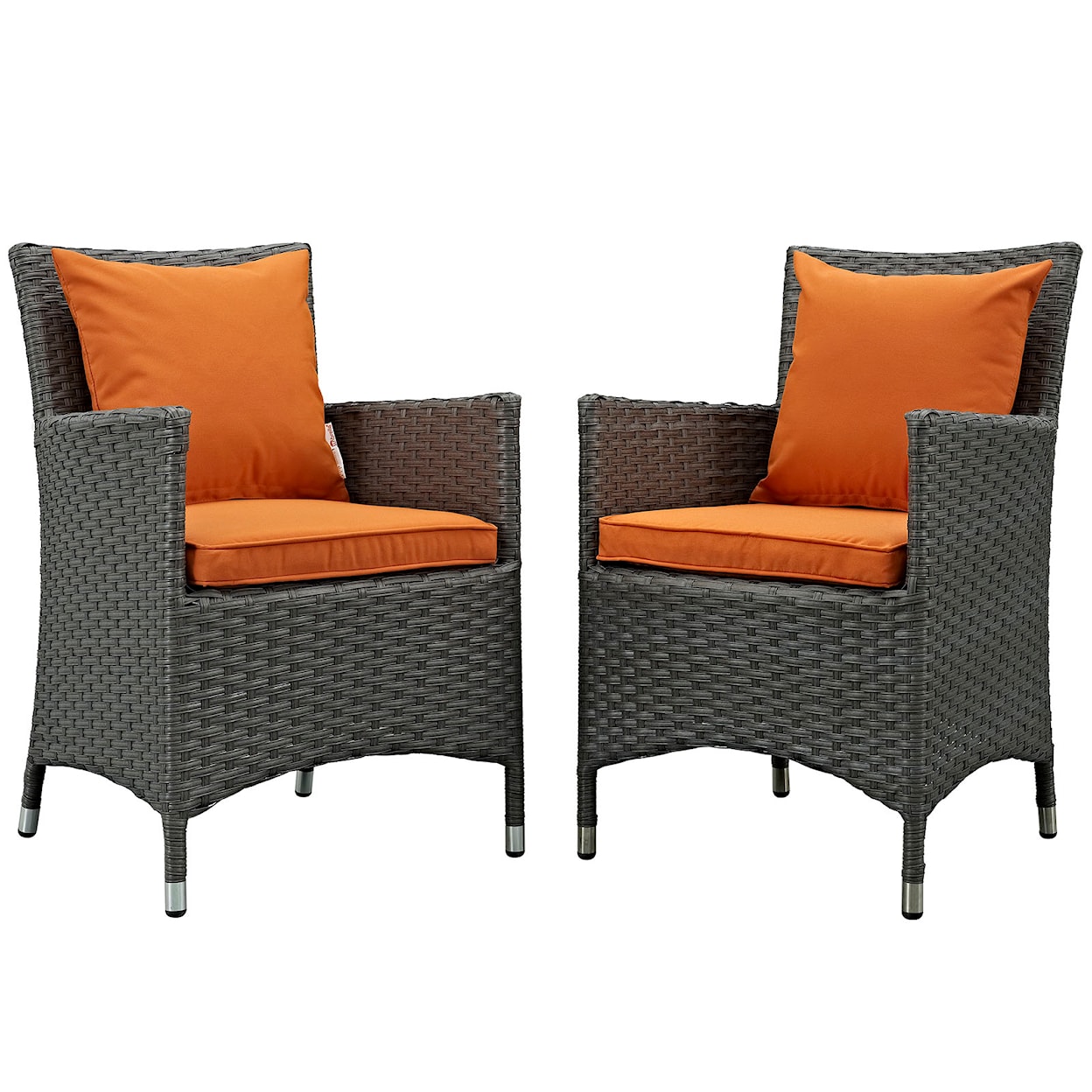 Modway Sojourn Outdoor 2 Piece Dining Set