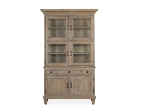 Transitional Dining Cabinet with LED Lighting