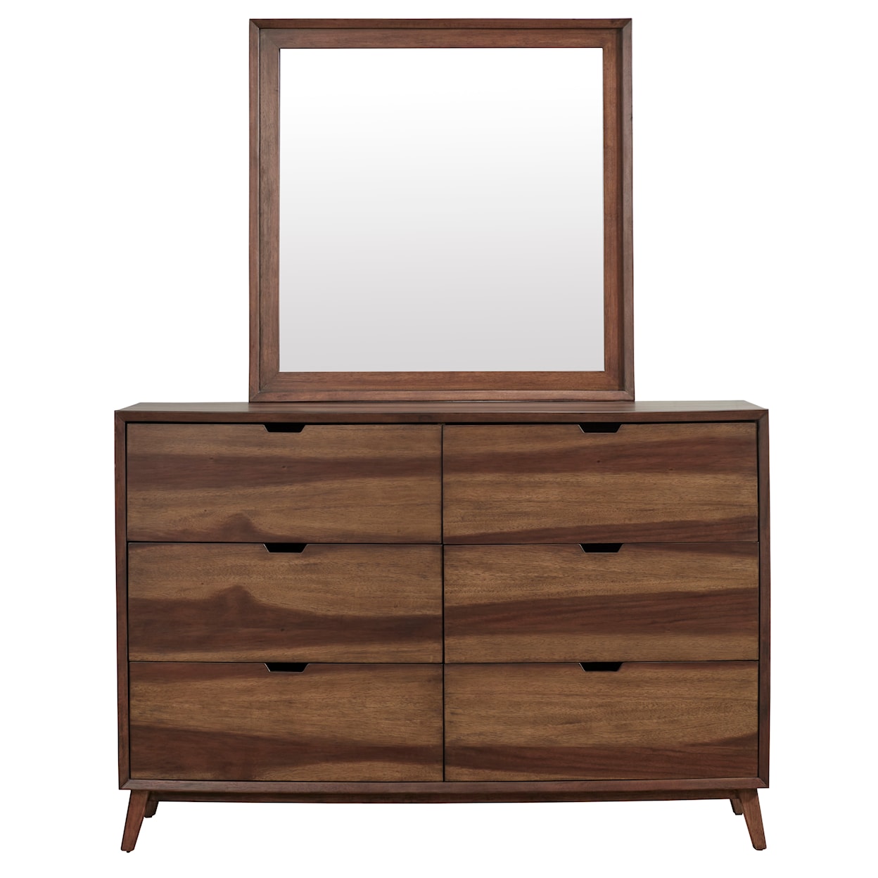 Progressive Furniture Bungalow Dresser & Mirror Set