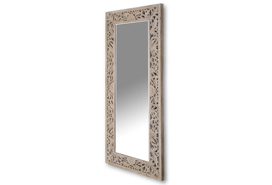 Crossings Eden Floor Mirror by Parker House at Westrich Furniture & Appliances