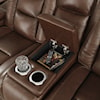 Michael Alan Select The Man-Den Power Reclining Loveseat with Console