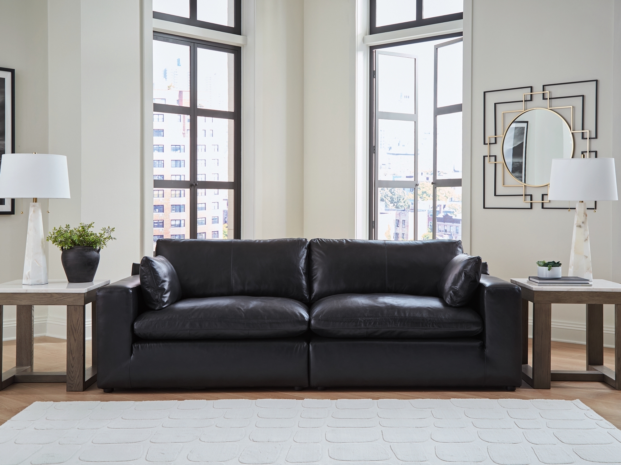 2-Piece Sectional Loveseat