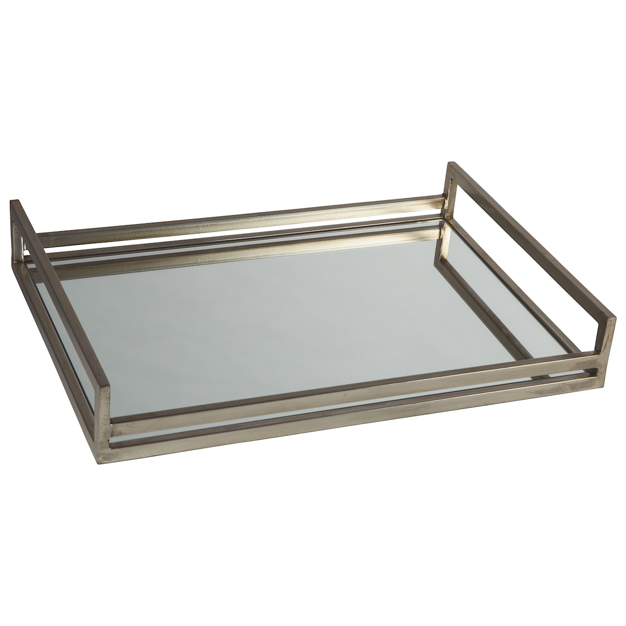 Michael Alan Select Accents Derex Silver Finish Tray