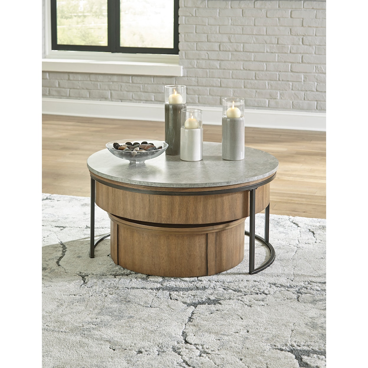 Ashley Furniture Signature Design Fridley Nesting Coffee Table (Set of 2)