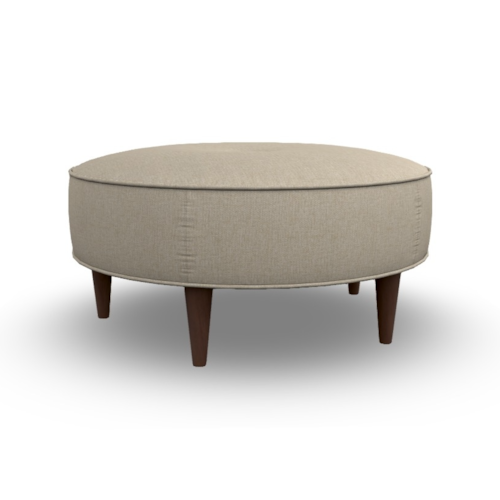 Contemporary Round Ottoman