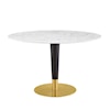 Modway Zinque 47" Marble Dining Table