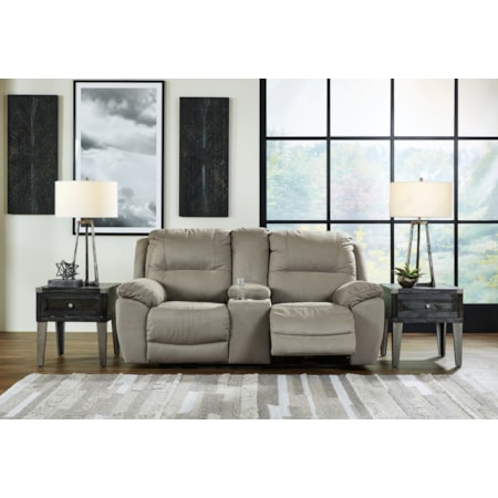 Dbl Rec Pwr Loveseat W/ Console