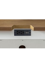 Legacy Classic Franklin Rustic Sofa Table with USB Outlets