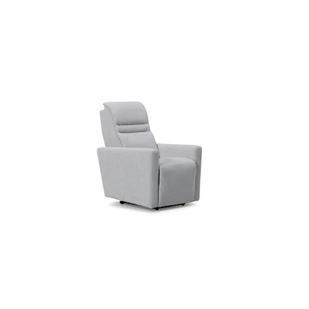 Highland Contemporary Swivel Glider Power Recliner with Power Headrest and Lumbar