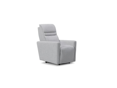 Highland Contemporary Swivel Glider Power Recliner with Power Headrest and Lumbar