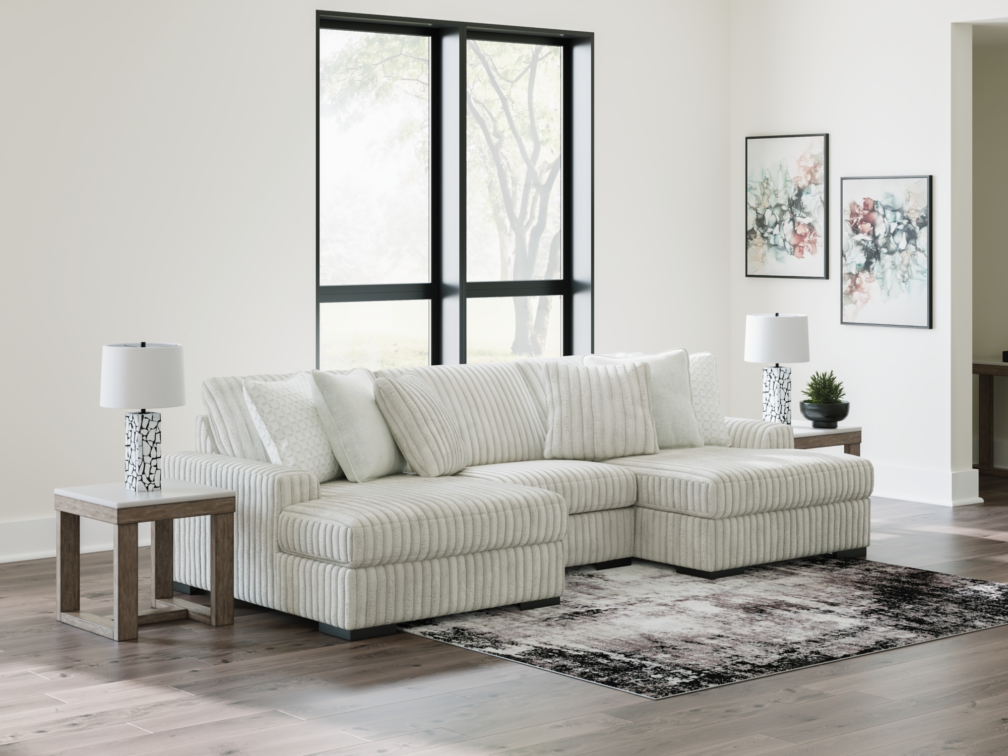 Sectional With Double Chaise