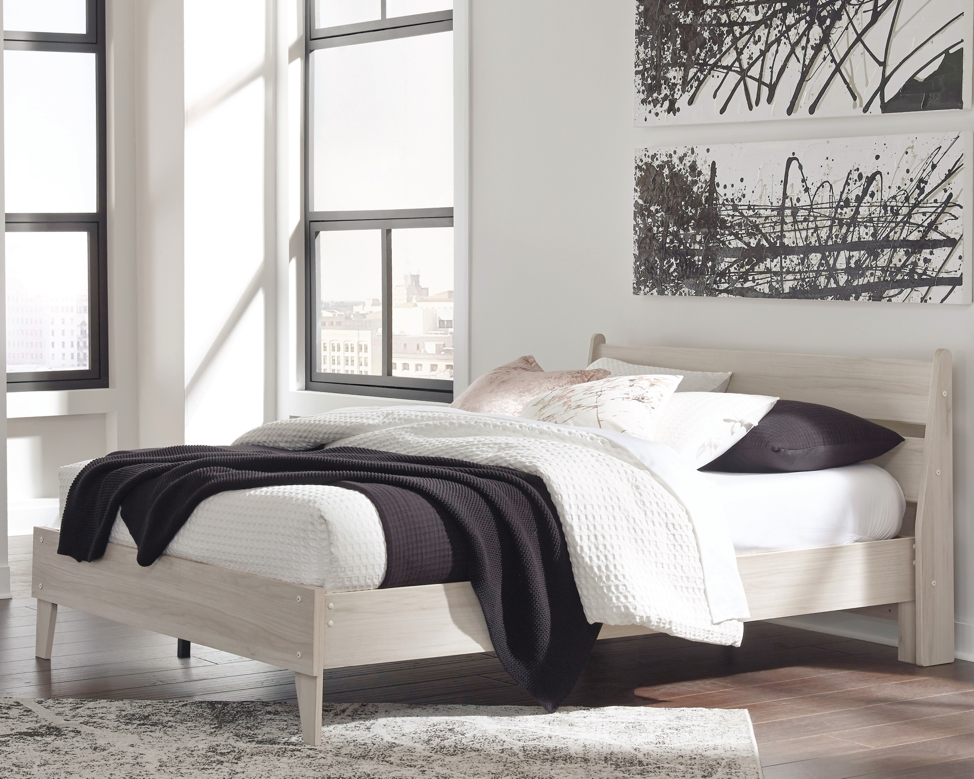 Queen Panel Platform Bed