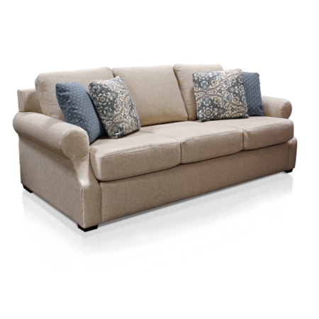 Sofa with 4 Toss Pillows