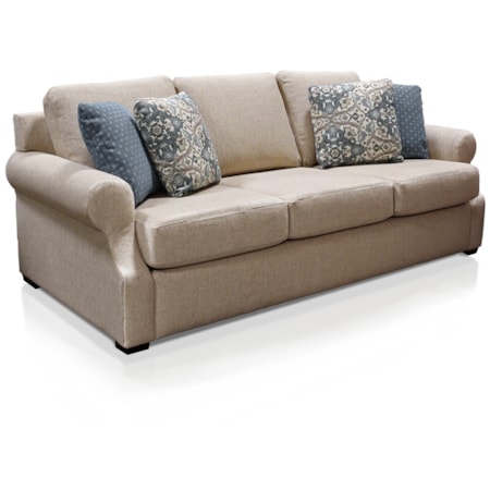 Sofa with 4 Toss Pillows