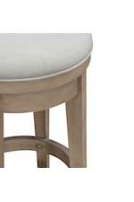 Liberty Furniture Brentwood Contemporary Upholstered Swivel Console Stool