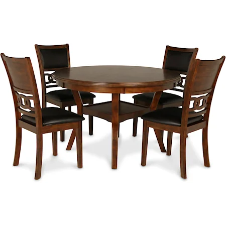 Dining Table and Chair Set with 4 Chairs
