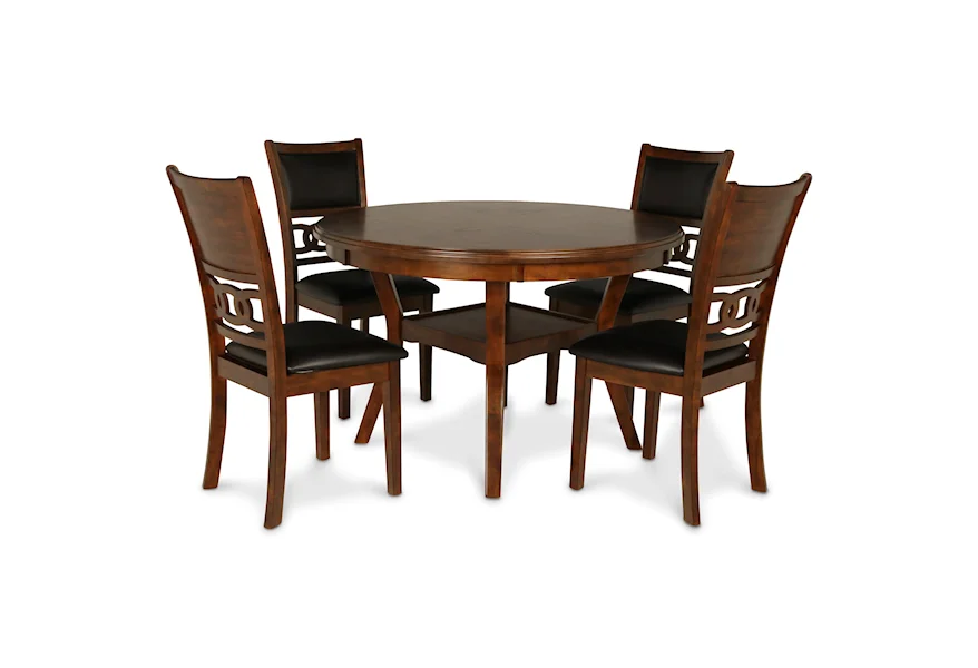 Gia Dining Table and Chair Set with 4 Chairs by New Classic at Darvin Furniture